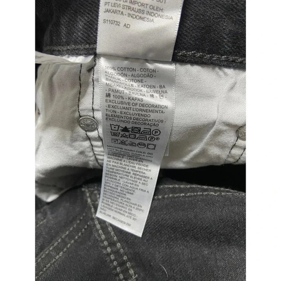 NWT Levi’s 501 Original Black Jean Short-sz 29 - Picture 11 of 11